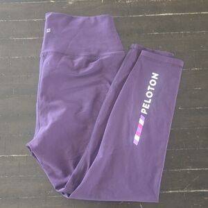 Peloton Purple High-Waist Leggings